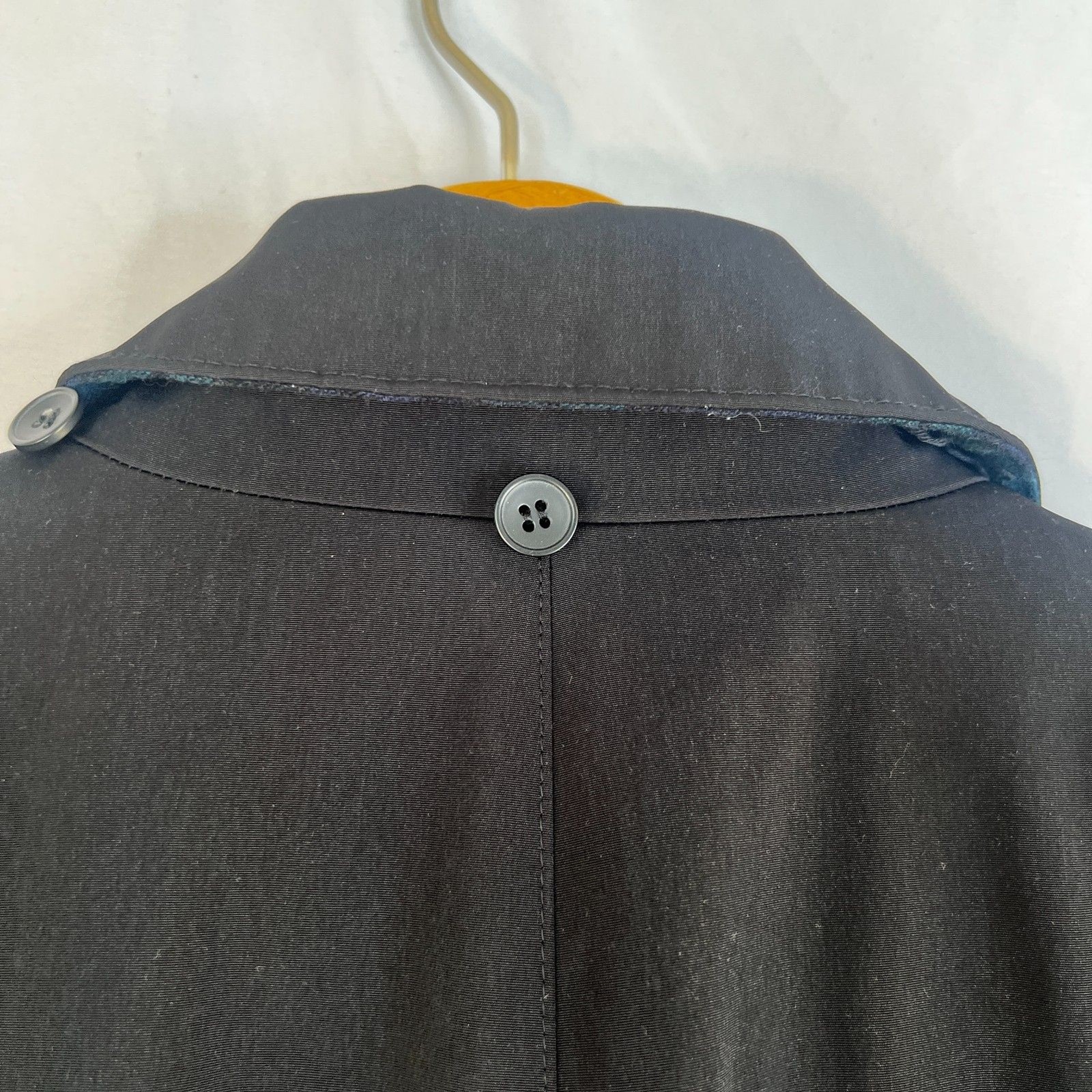 Talbots Black Basic Lightweight Short Trench Jack… - image 8