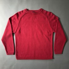 Vintage Fall 2002 Kids GAP Tight Knitted Sweater Size Large Red