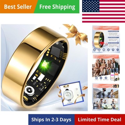 Smart Ring Health Tracker for Women Men, Sleep Tracker with Heart Rate,SPO ,B...