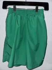 Nike Kids Youth Dri-Fit Training Shorts Athletic Gym Shorts Green Size Large