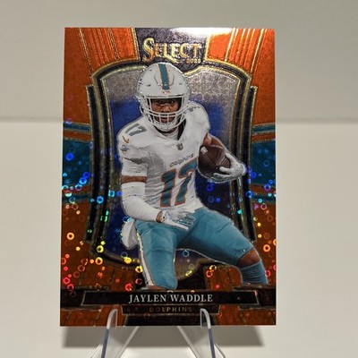 2025 Panini Select Jaylen Waddle #182 Premier Level  Red Disco /49  