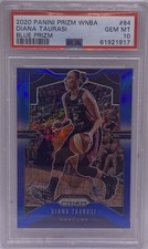 Diana Taurasi 2020 Panini Prizm WNBA Blue Prizm #/149 PSA 10 GEM #84 Mercury