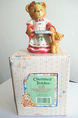 Cherished Teddies RAR: 141186 AMANDA 1995 datierte Figur