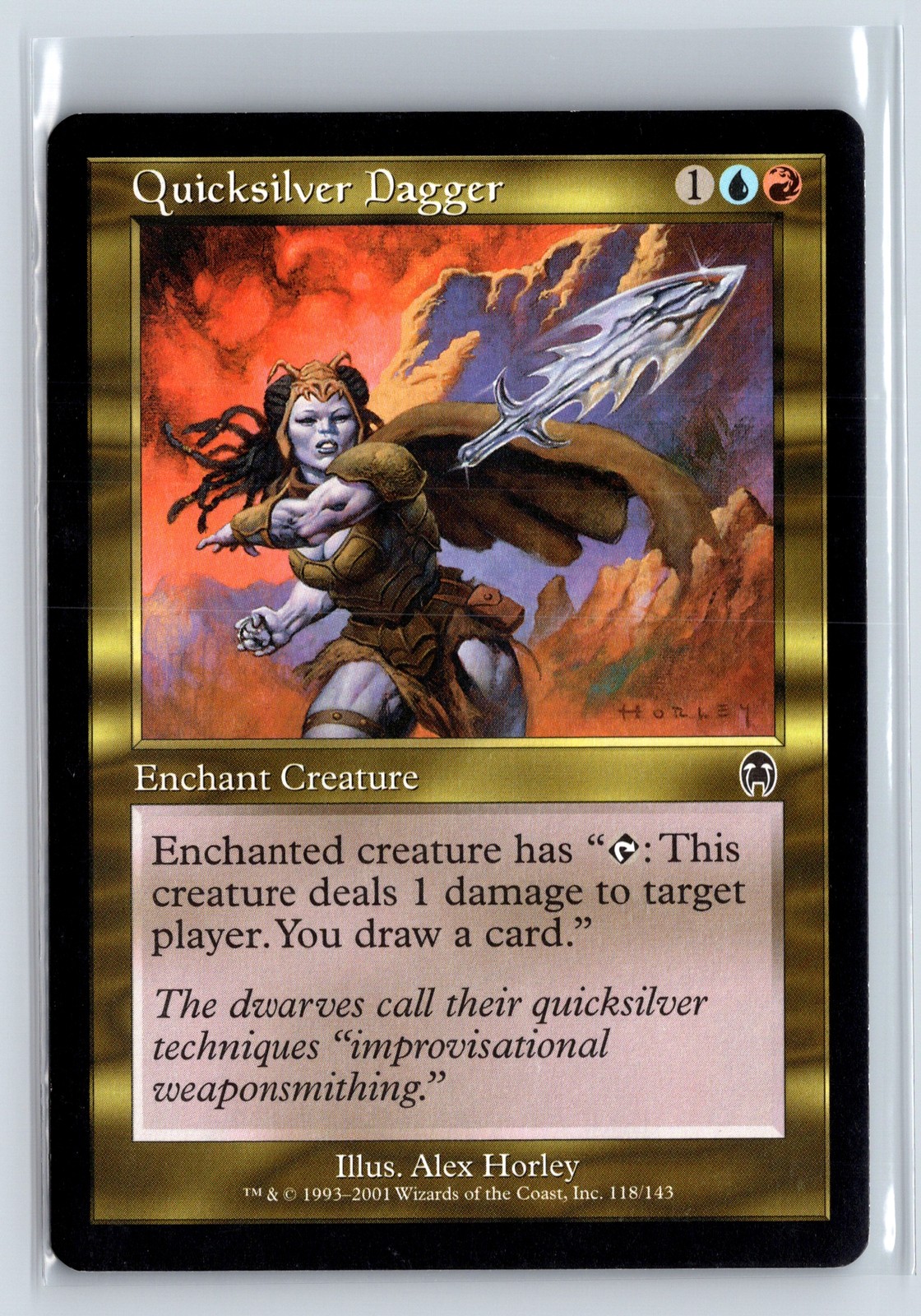 QUICKSILVER DAGGER (4x) Playset – Apocalypse – Common MTG Magic the Gathering
