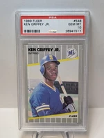 1989 Fleer Ken Griffey Jr. PSA 10 GEM MINT (ROOKIE) ⚾ #548 Mariners ⚾