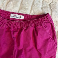 Vineyard Vines Girls M Dark Pink Stretchy Pull On Waist Spring Summer Shorts