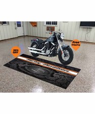 Harley Davidson Legendary Motorcycle Ver2 Decor Mat For Garage Garage Mat