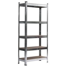 5 Tier Shelf Standard Large Warehouse DIY Garage Storage Rack Shelving Unit