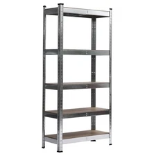 5 Tier Shelf Standard Large Warehouse DIY Garage Storage Rack Shelving Unit