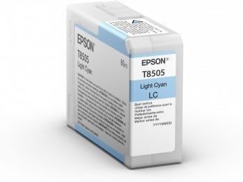Epson Singlepack Light Cyan T850500 cartouche pigmentaire pour tirages d'art et expositions