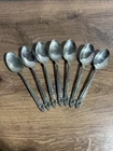 (7) Royal Danish International Sterling 6 3/4" Tablespoon 925 Silver 12oz (340g)
