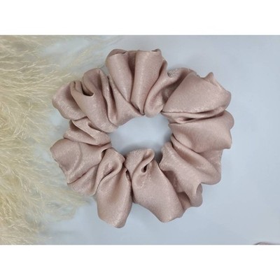 Blush Satin Samt Scrunchie | Damen Haargummi | Brautjungfer Geschenk | Mädchenmode