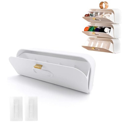 Underwear Socks Storage Box, Multifunctional Storage Box, Plastic Wall Mount 