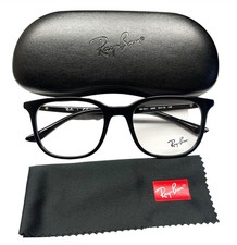 Ray-Ban RB 7211 2000 Eyeglasses Frames Glasses Polished Black 52-19-145 w/case