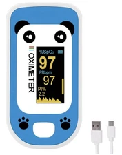 Rechargeable Pediatric Pulse Oximeter for Children, Kids, Adults w/ OLED Screen