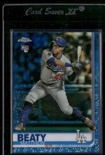 2019 Topps Chrome Update Matthew Beaty #34 Rookie Blue Refractor