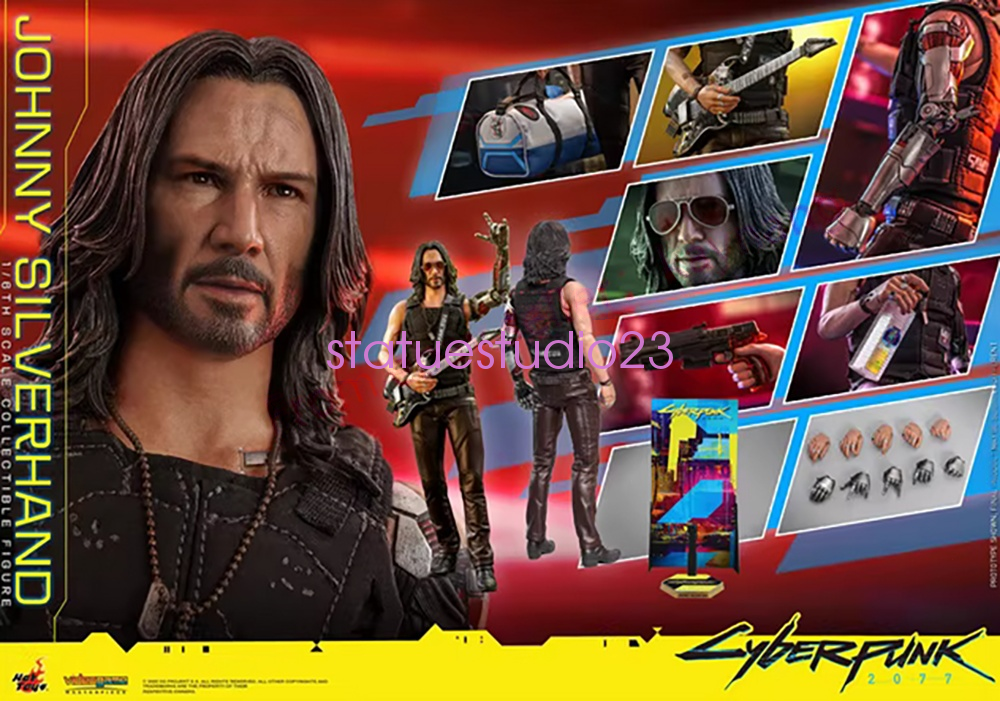Hot Toys VGM47 Cyberpunk 2077 Johnny Silverhand 1/6 Scale Action