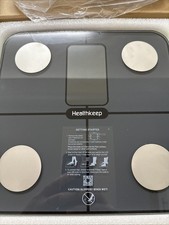 Healthkeep Body Fat Scale with Large VA Display, 15 Body Datas with Heart Rate,