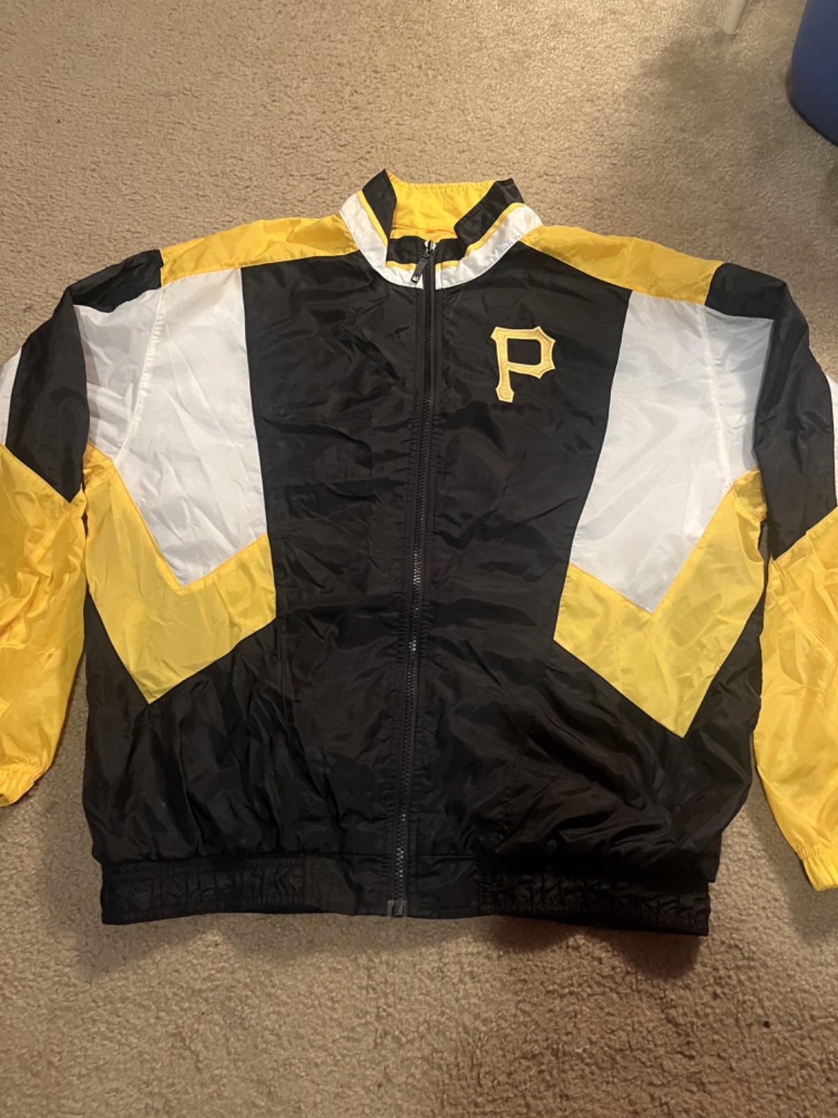 Vintage Pittsburgh Pirates Lightweight Starter Zipup Jacket Windbreaker M MLB