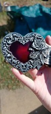gothic Western Hearted dark emo gothic grunge Belt Buckle heart