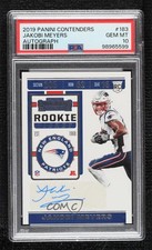 2019 Panini Contenders Rookie Ticket Jakobi Meyers #183 PSA 10 GEM MT Auto 4jh