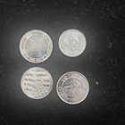 Mixed Lot Of Fractional .999 Fine Silver  1/10 ounce each x4  total