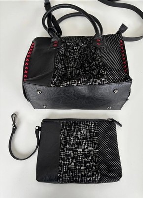 Remonte Tasche Handtasche Schwarz Rot NEU