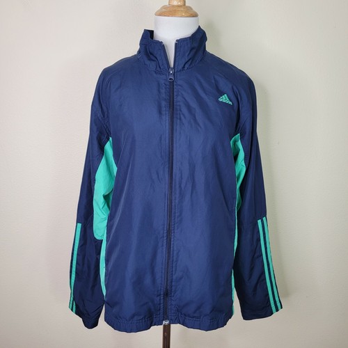 teal track jacket