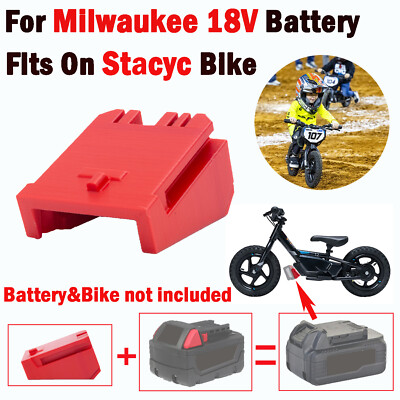 Battery-Adapter für Stacyc 12'''' und 16'''' auf für Milwaukee 18V Li-ion Akkus