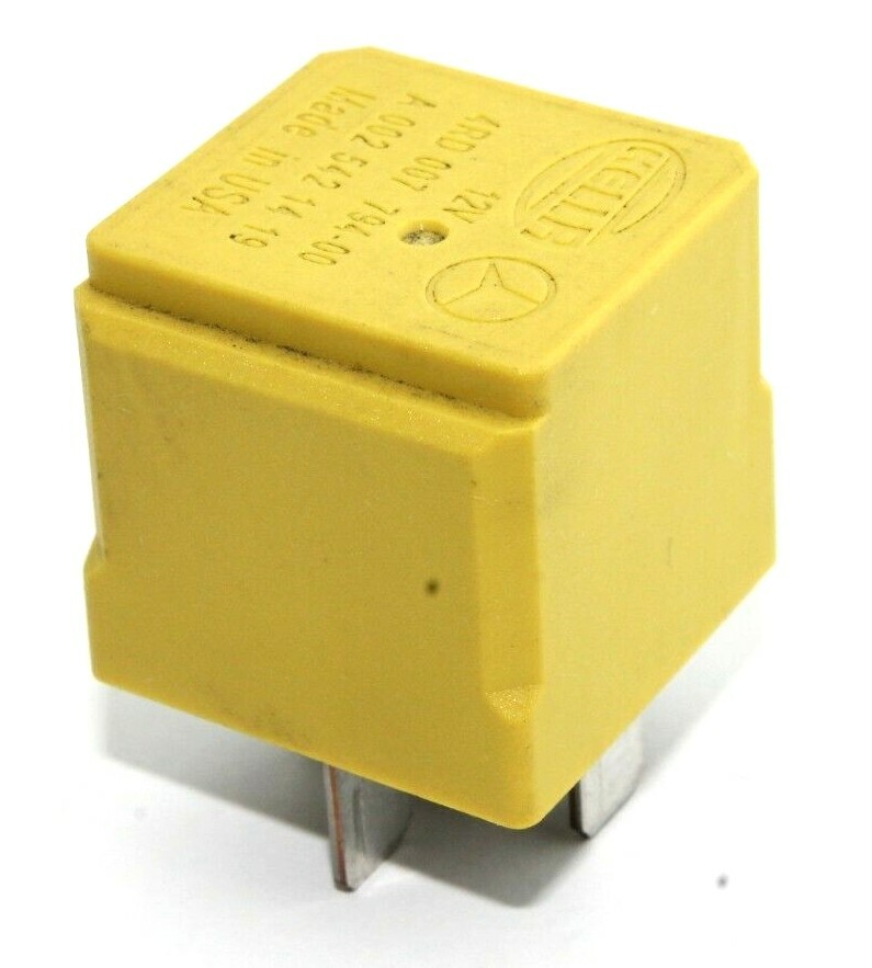 A0025421419 Mercedes A E C M S R Class 5-Pin 12V Yellow Relay  