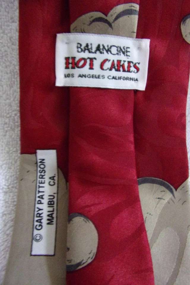 Corbata de golf coleccionable de Gary Patterson BALANCINE HOT CAKES Foto 3 de 3
