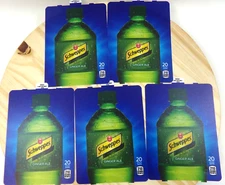 Dixie Narco Schweppes Ale Vending Machine Labels 276E 501E HVV 20oz Lot of 5