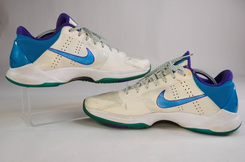 Nike Zoom Kobe V 5 Draft Day Schuhe 386429-100 weiß blau lila Herren Größe 10,5 - Bild 2 von 6