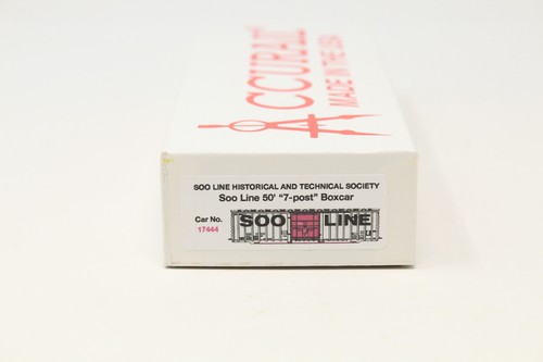 HO Accurail Soo Line Historical Society 50' 7-Post Box Car SOO 17444 White Kit - Picture 6 of 7