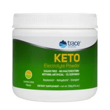 KETO Electrolyte Powder Lemon Lime  55 Servings By Trace Minerals