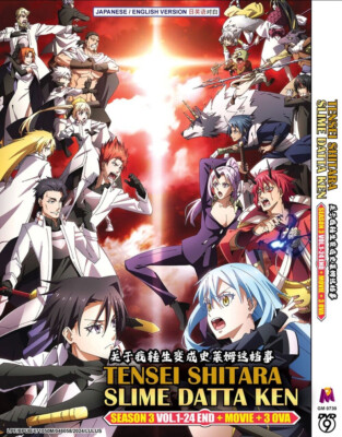TENSEI SHITARA SLIME DATTA KEN (That Time I Got Reincar) Season 3 + Movie + 3OVA
