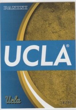 TEAM LOGO 2015 PANINI UCLA COLLEGIATE #3 GOLD PARALLEL SERIAL #'D /25