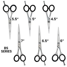 VERY SHARP Barber Silver Razor Edge Shears scissors with Fine Adjustment Screw