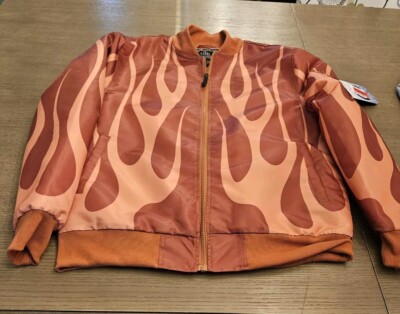 Rebel Vengeance Bomber Jacket Art Print Full Zip Size Medium