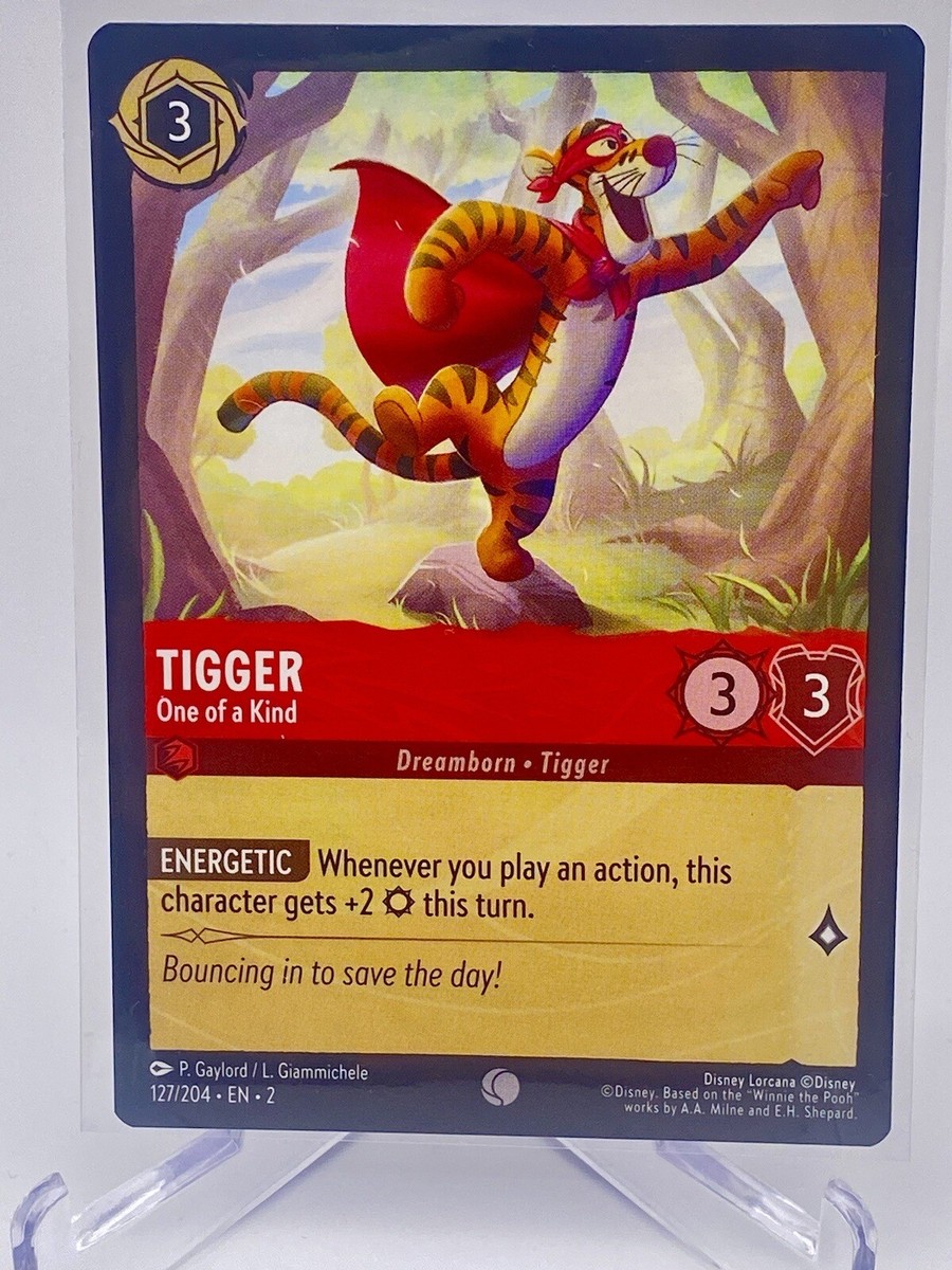 Tigger - One of a Kind 127/204 NonFoil Disney Lorcana Rise of the Floodborn