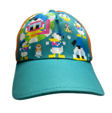 Tokyo Disney Resort Kids Cap Donald Duck 8-Bit Style, Adjustable, 57.5cm