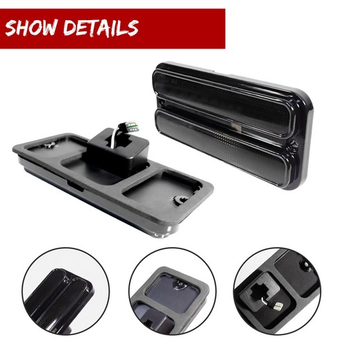 2x Smoked F/R White LED Side Marker Signal Lights For 1968-1972 Chevy GMC Truck - Picture 3 of 10