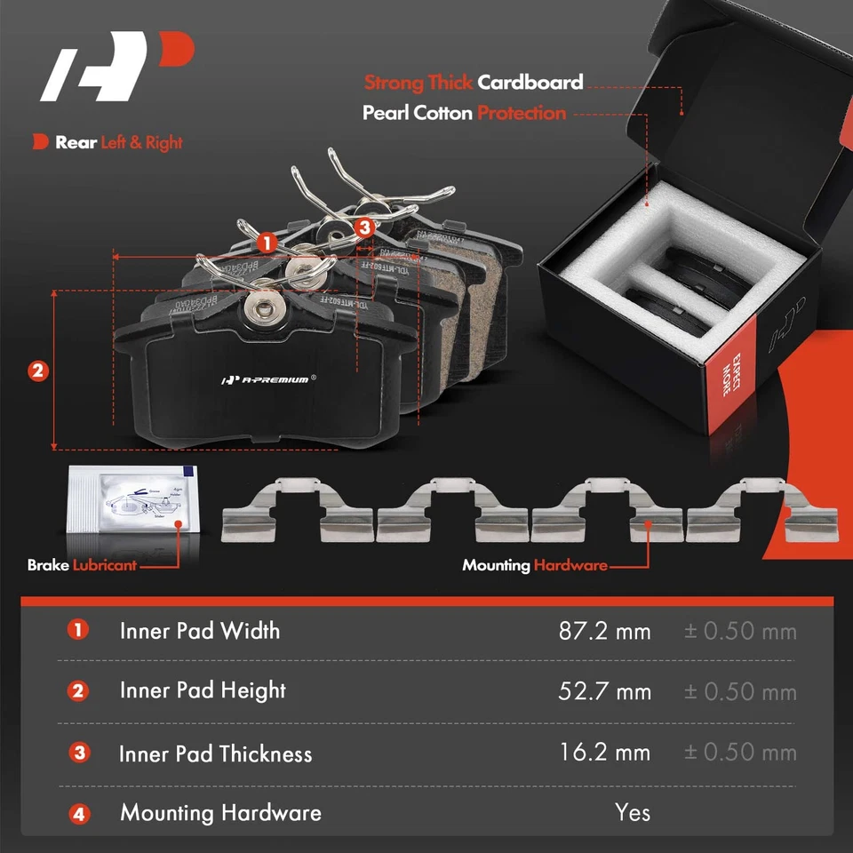12x Rotores perforados delanteros y traseros y pastillas de freno de cerámica para Audi A6 2000-2001 Passat Foto 4 de 4