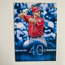 2015 Topps Free Agent 40 Albert Pujols Los Angeles Angels #F40-1