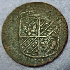 Certificate Authenticity 1682 New York Penny Colonial Copper Cent Groningen Mint