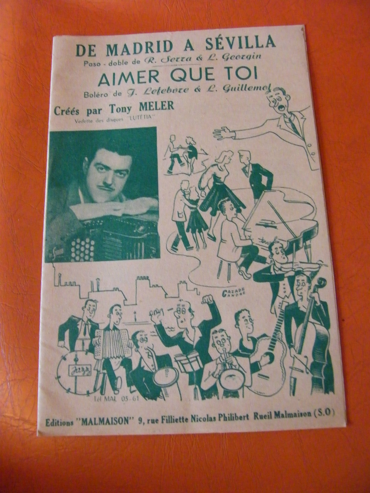 Partition From Madrid To Sevilla Serra Georgin Love Like You Lefebvre Tony Meler