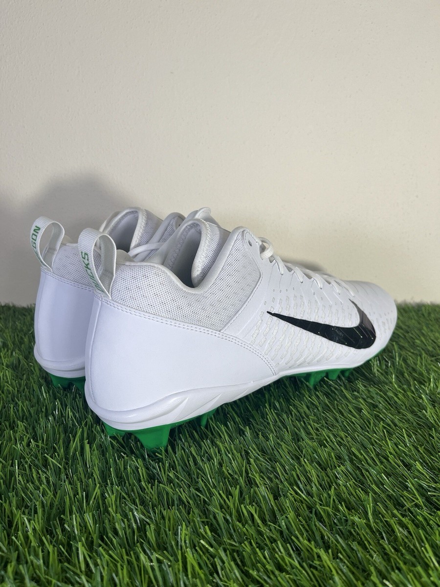Nike Alpha Menace Pro 2 Low Oregon Ducks PE White Football  display picture 1
