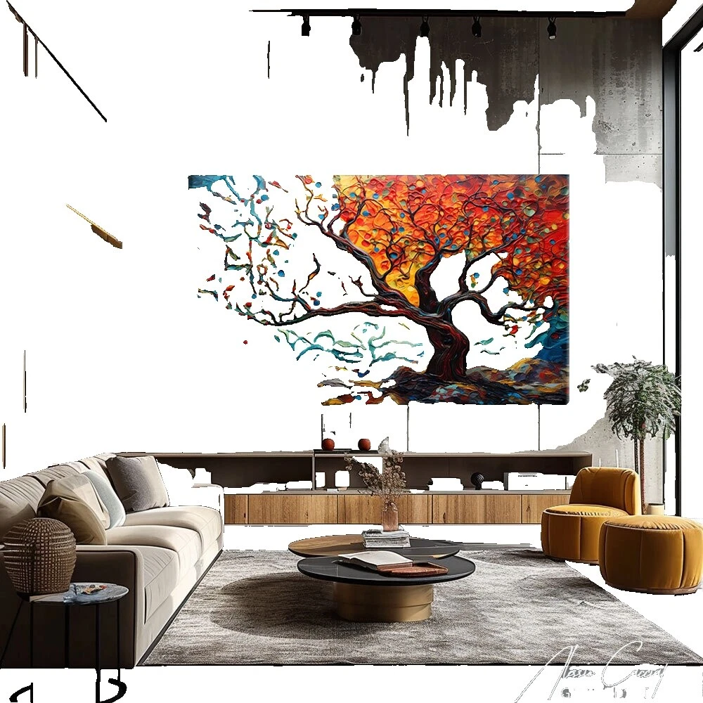 Árbol de la vida enmarcado afiches y grabados de decoración para el Hogar