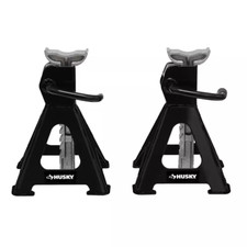 Husky Jack Stand 2-ton Anti-sink Feet Secure Lever For Adjustable Height Steel Husky Jack Stand 2-ton Anti-sink Feet Secure Lever For Adjustable Height Steel