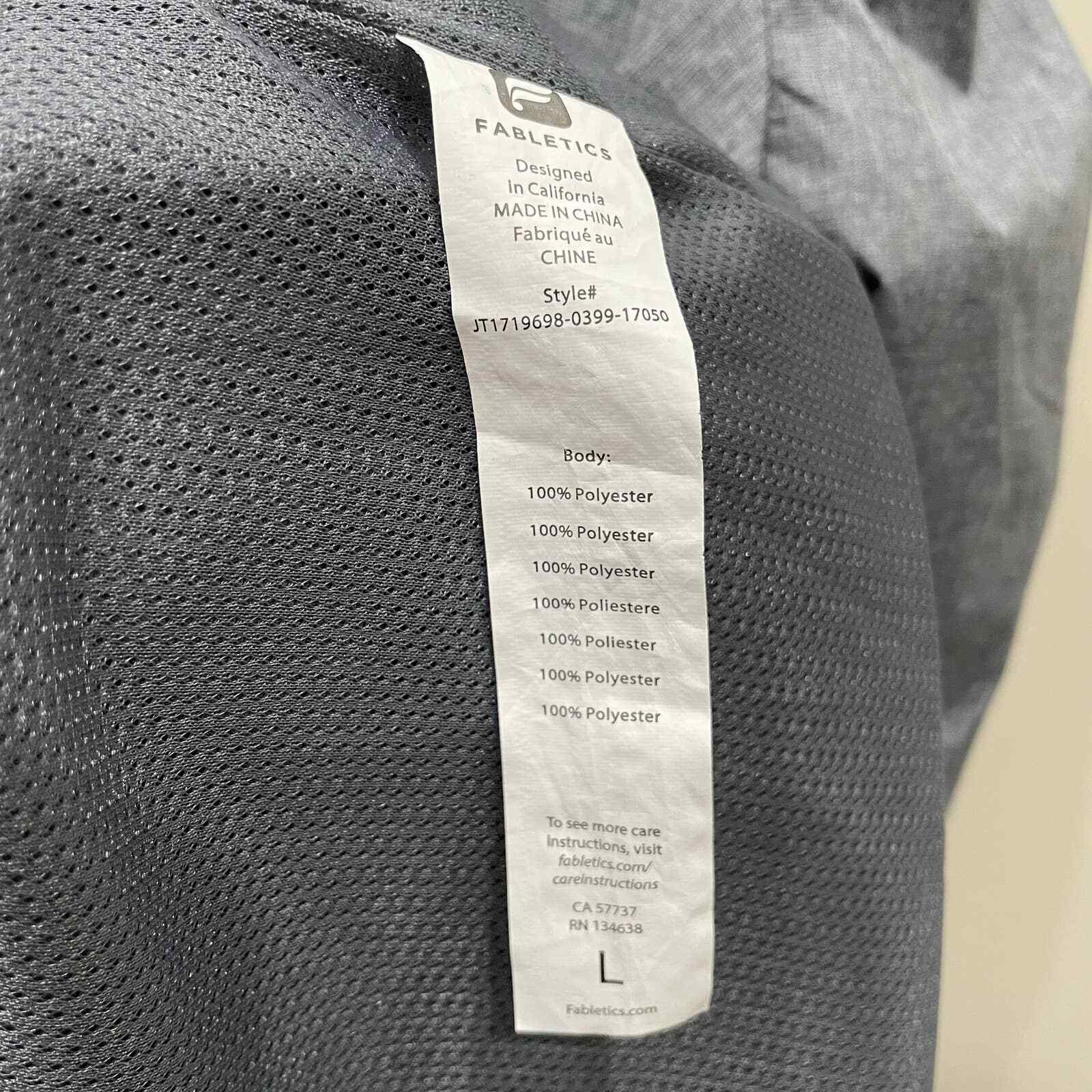 Fabletics Danielle Athletic Gray Pullover Jacket … - image 10